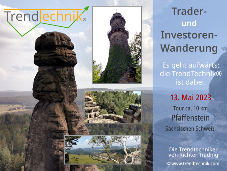 Trader und Investorenwanderung zum Pfaffenstein am 13.05.2023